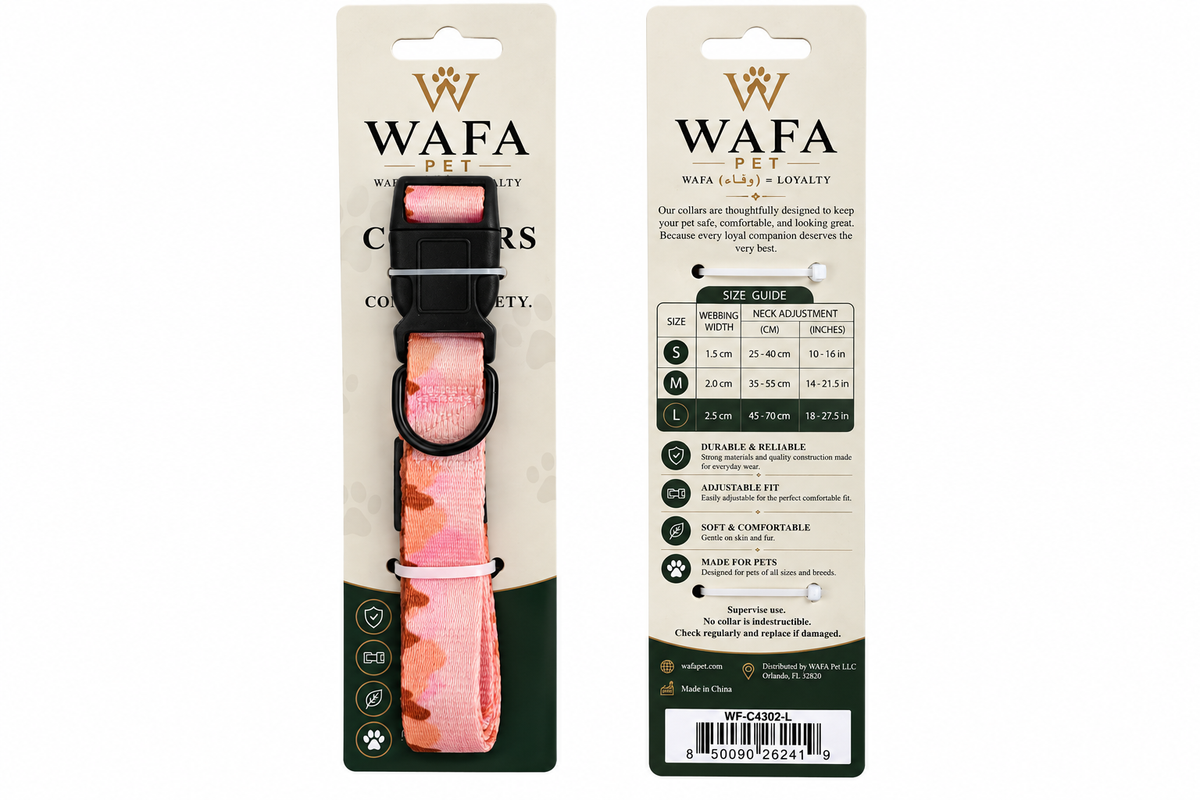 WAFA Fashion Dog Collar Style 4302