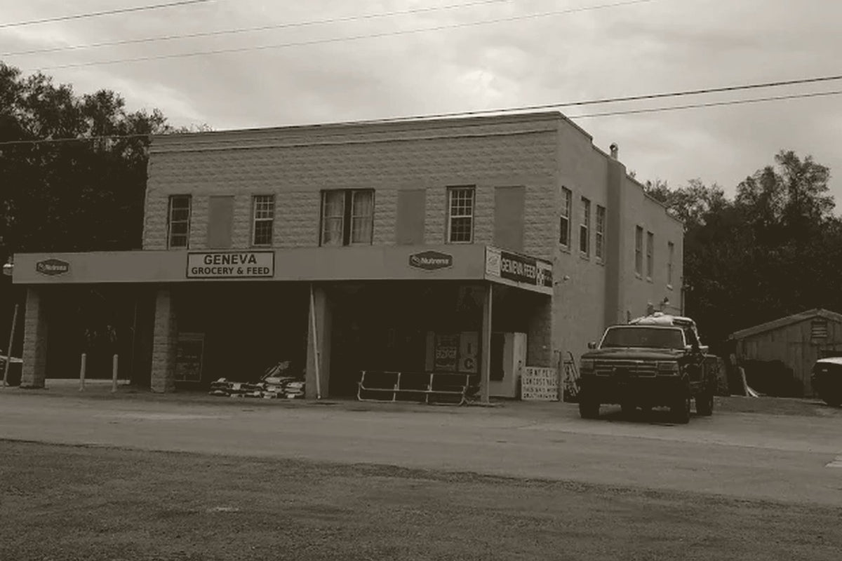 The original Geneva Grocery & Feed store in Geneva, Florida